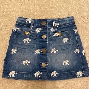 Excellent Condition Like New JCrew Crew Cuts Denim Skirt